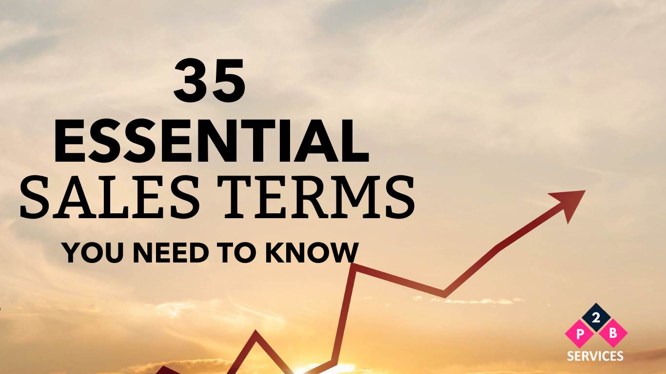 35 Essential Sales Terms you need to know